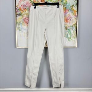 Gibson & Latimer Women’s Slim Ankle Pants – Size 10 – Cream